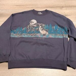 Abercrombie & Fitch Oversized Graphic Sweatshirt